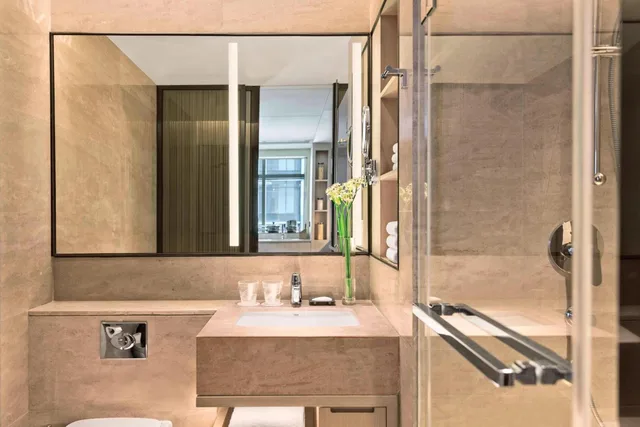 شقة استوديو بسرير كينج مع أريكة، Marriott Executive Apartments Hangzhou Yuhang 3/4