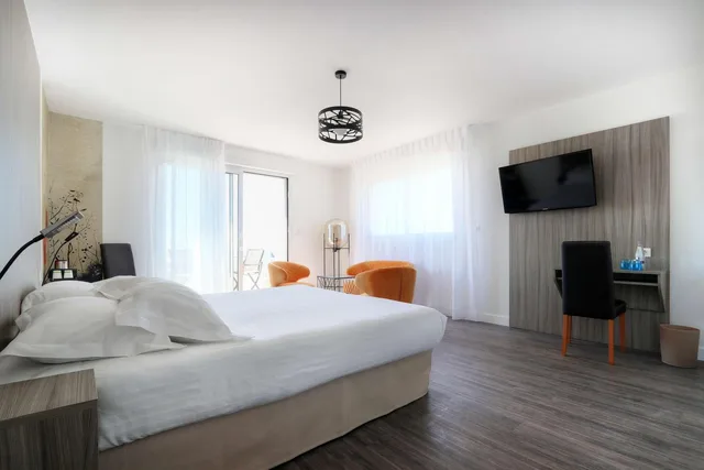 غرفة ديلوكس بسرير كوين، Best Western Hotel Le Bellevue 1/8