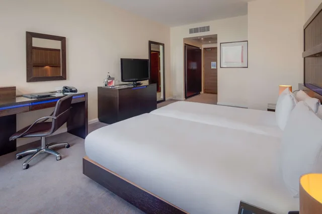 غرفة قياسية بسريرين منفصلين، Hilton London Canary Wharf 3/9