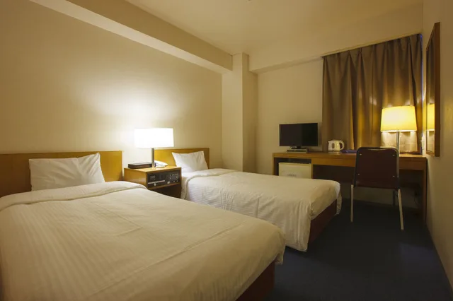 غرفة بسريرين منفصلين للمدخنين، Sankei City Hotel Hachiouji 1/7
