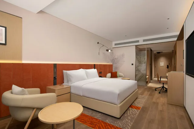 غرفة بسرير كينج، Hilton Garden Inn Shannan Gesang Road 3/4