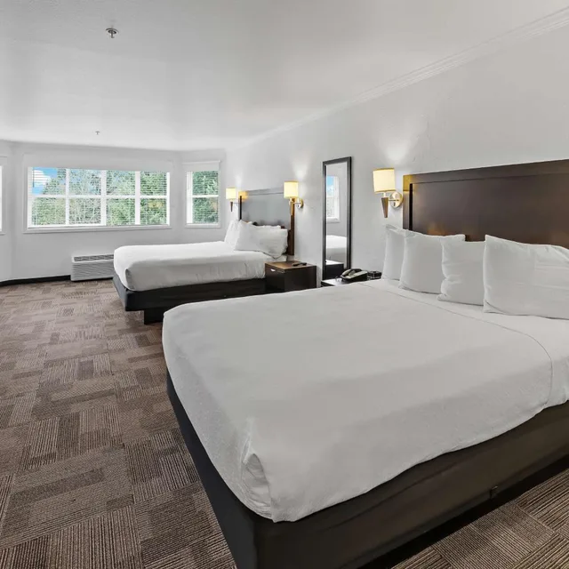 غرفة ديلوكس بسرير كينج وسرير كوين، Best Western Wesley Inn & Suites 2/3