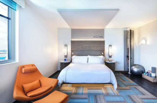 غرفة قياسية بسرير فردي بإطلالة على البحيرة، Even Hotel Miami Airport 5/10