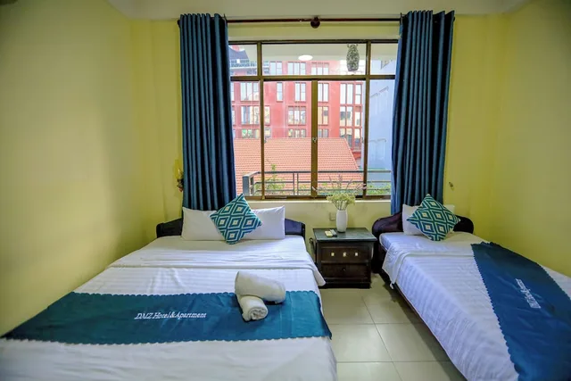 غرفة سوبيريور بسرير مزدوج وسرير فردي، Dmz Hostel Hue 2/7