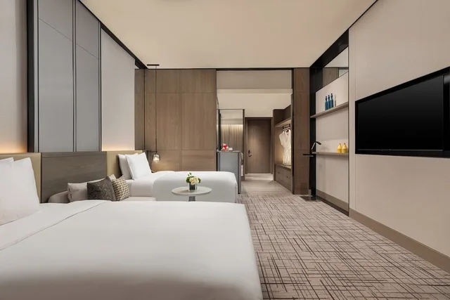 غرفة قياسية بسريرين مزدوجين، Crowne Plaza Quzhou by IHG 4/9
