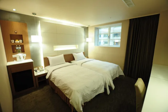 غرفة بسريرين منفصلين، Kindness Hotel - Sanduo Shopping District 9/10