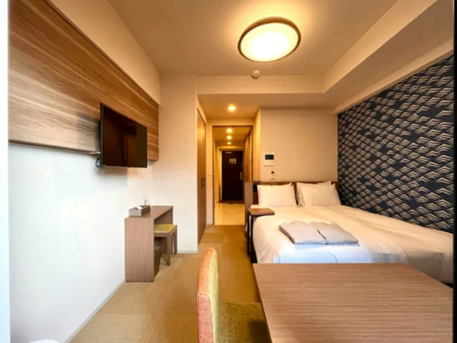 غرفة بسرير مزدوج، HIYORI RESIDENCE KYOTO KAMOGAWA 1/1