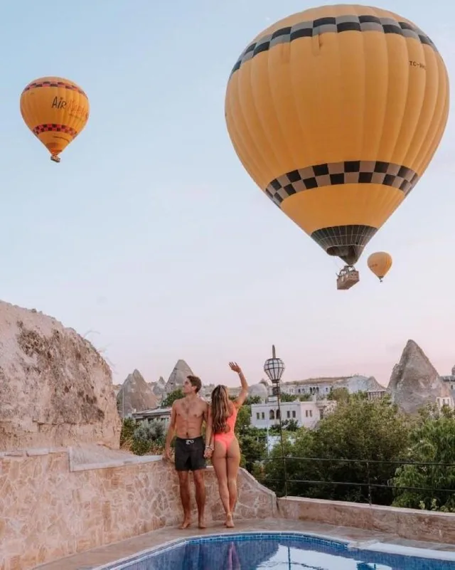 جناح بحوض استحمام، Cappadocia Caves Hotel 1/2
