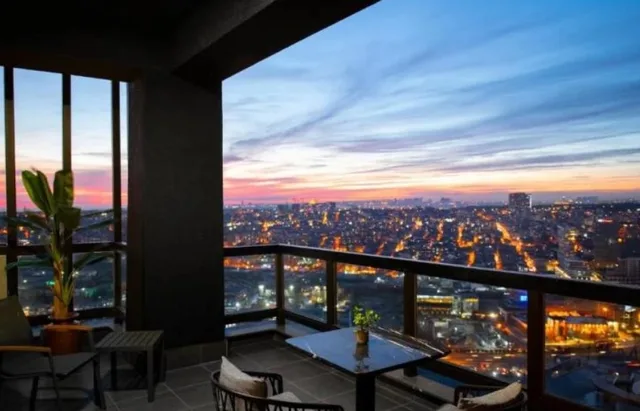 شقة بغرفة نوم واحدة، G Tower Furnished Apartment Rentals Istanbul 2/2