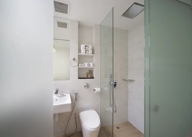 غرفة ديلوكس بسريرين منفصلين بحمام خاص، Hotel Clover 769 North Bridge Road Singapore 5/5
