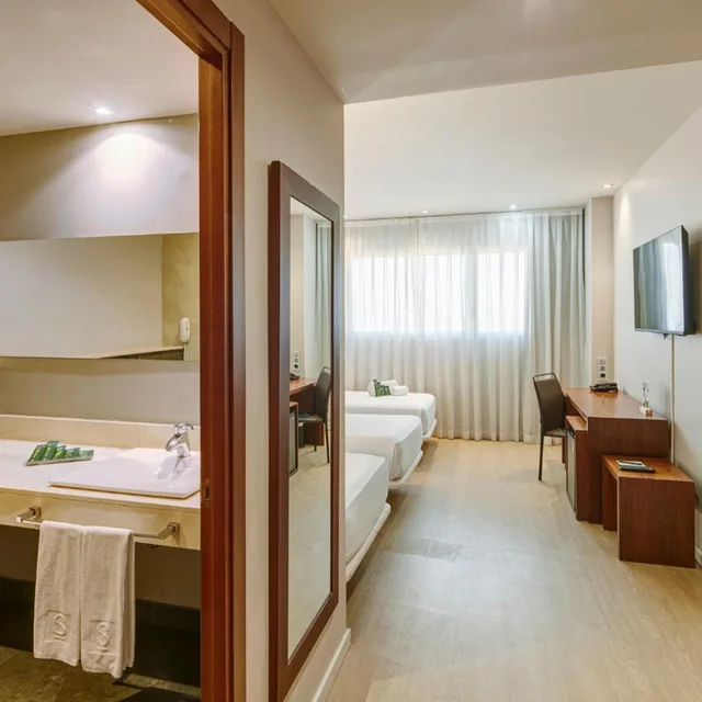 غرفة بسرير فردي مع سرير إضافي، Sercotel Ciutat de Montcada 10/10