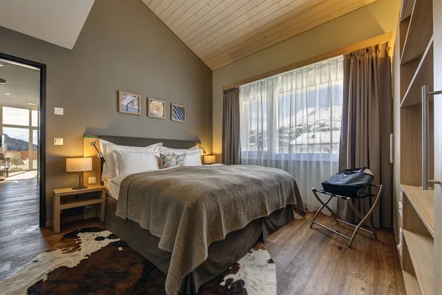 جناح عائلي بسريرين كينج بغرفتي نوم مع أريكة، Valbella Resort****S 2/10