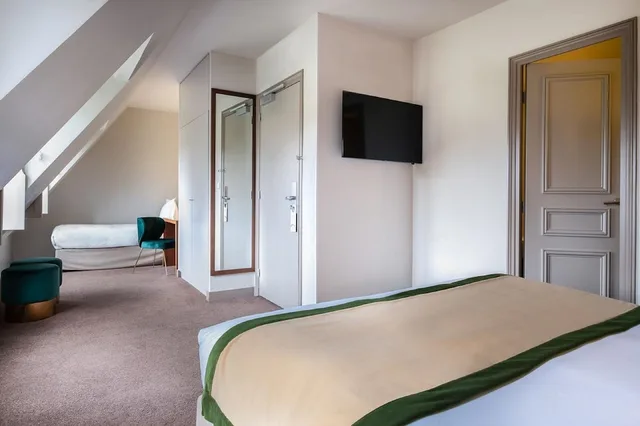 جناح جونيور بسرير كوين وسرير فردي، Hotel Le Tourville by Inwood Hotels 4/5