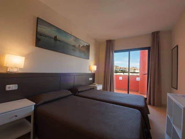 شقة بأربعة أسرّة بشرفة بغرفتي نوم مع أريكة، Fuengirola Beach Aparthotel 5/10