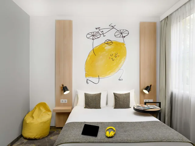غرفة بسرير كوين، Ibis Styles Budapest City 2/10