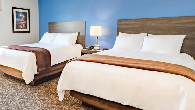 غرفة ديلوكس بسريرين كوين، My Place Hotel-Dahlgren/ King George, VA 5/10