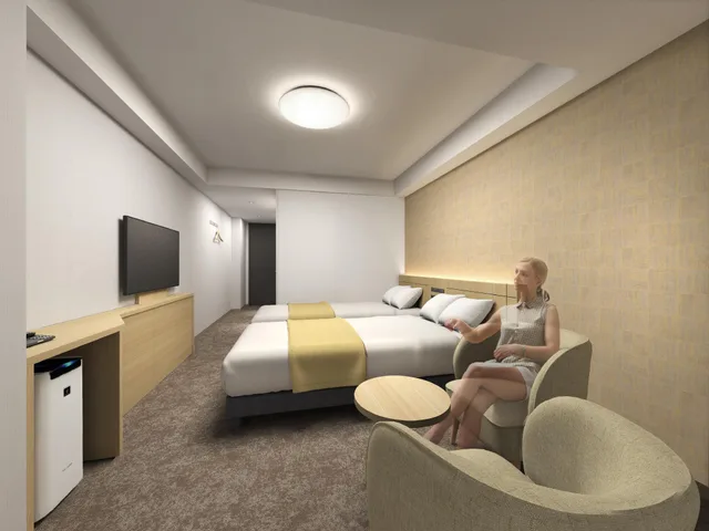 Renovated, Standard, Twin Beds، Daiwa Roynet Hotel Kyoto Shijo Karasuma 2/2