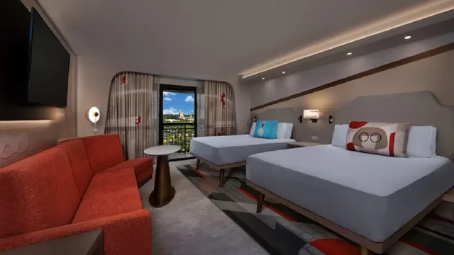 Room, Water View, Garden Wing، Disneys Contemporary Resort 1/1