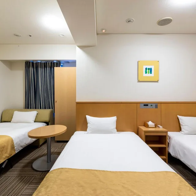 غرفة ثلاثية للمدخنين، Nest Hotel Kumamoto Ex Chisun Hotel Kumamoto 1/6