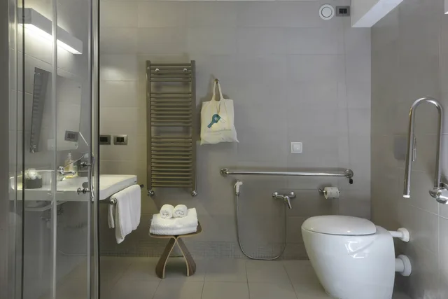 غرفة ديلوكس بسرير مزدوج أو سريرين منفصلين بإطلالة، Hotel Palazzo Grillo 5/8