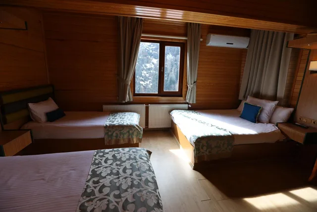 غرفة ديلوكس رباعية بسريرين كوين، AYDER DOGA RESORT 3/3