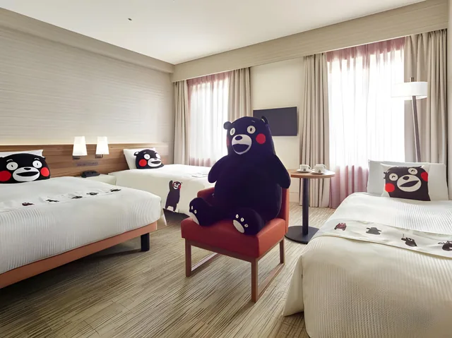 غرفة بسريرين منفصلين مع أريكة، Mitsui Garden Hotel Kumamoto 1/1