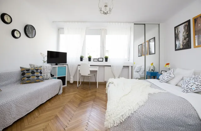 Studio, Double Bed, Sofa, Warsawrent Apartments Centralna 2/3