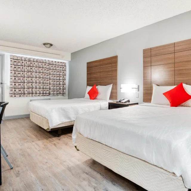 غرفة قياسية بسريرين كوين، Dallas Love Field Inn 3/6