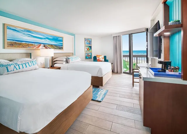 شقة سكنية بسرير كينج وسريرين كوين بإطلالة على البحر بغرفتي نوم، Margaritaville Beach Resort - South Padre Island 4/7