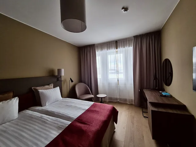 غرفة قياسية بسريرين منفصلين مع أريكة، Home Hotel Mektagonen 10/10