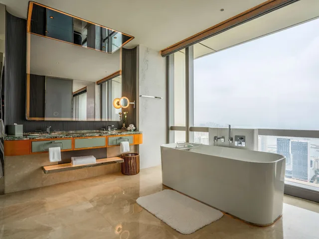 جناح بريستيج بسرير كينج بإطلالة على البحر، Sofitel Haikou Hotel 10/10