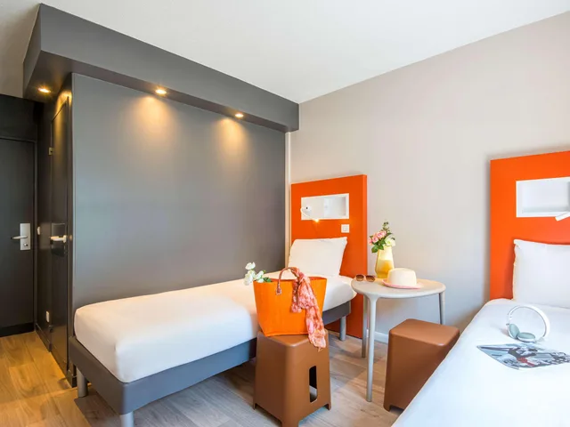 غرفة بسريرين منفصلين، IBIS BUDGET NICE CALIFORNIE LENVAL 4/5
