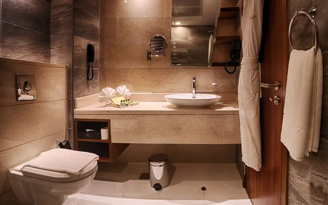 غرفة ديلوكس بسرير كينج، Rose Park Hotel Al Barsha 3/3