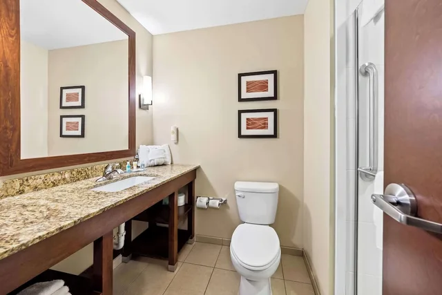 Suite, King Bed, Sofa, Xl، Comfort Inn & Suites West - Medical Center 6/10