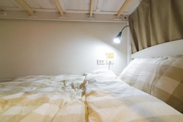 سكن مشترك مختلط بثمانية أسرّة وأسرّة بطابقين بحمام مشترك، Ahiruyah Guest House in Kaohsiung 1/2