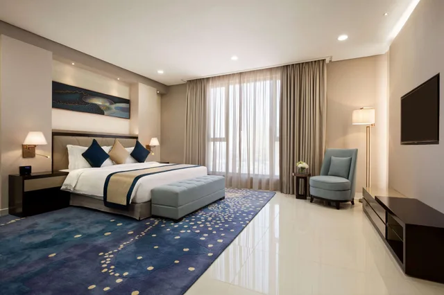 غرفة ديلوكس بسرير كينج لذوي الإعاقة، Wyndham Garden Manama 4/7