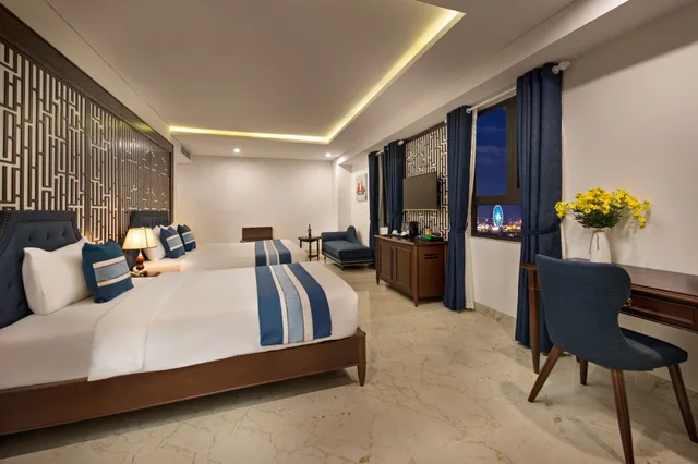 غرفة ديلوكس ثلاثية، Eden Ocean View Hotel Da Nang 1/3