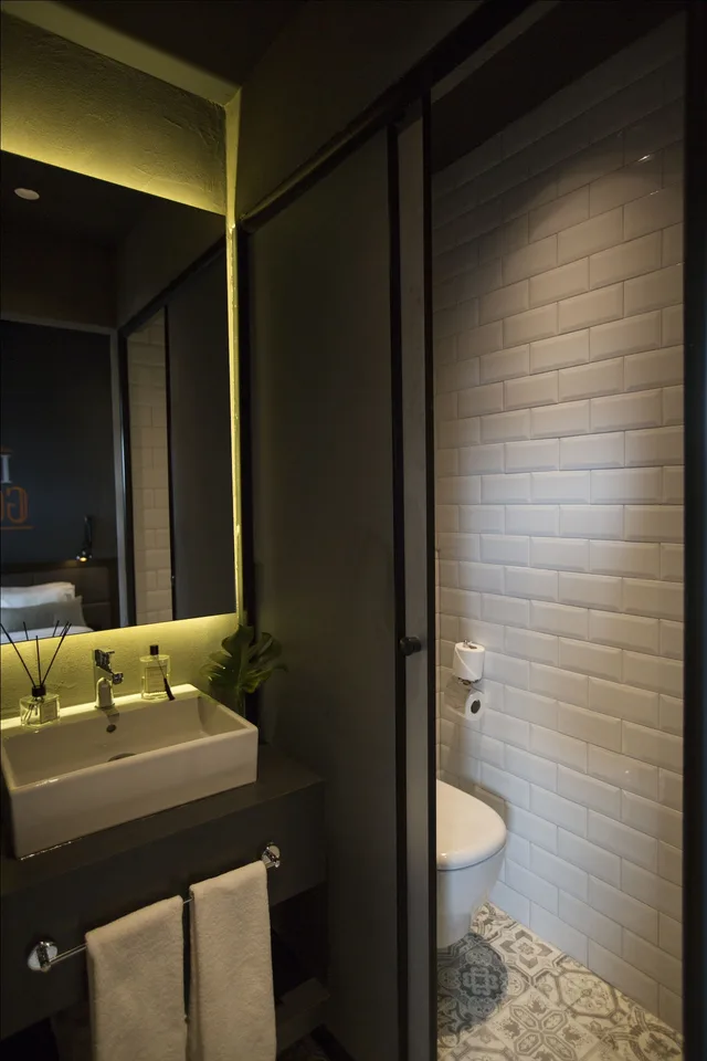 غرفة بسرير كوين بإطلالة على المدينة بغرفة نوم واحدة، Cityloft 161 1/2