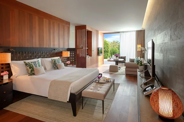 غرفة بسرير كينج بإطلالة على الحديقة، Mandarin Oriental Bodrum 1/1