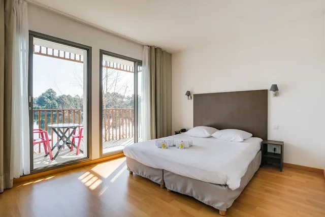 شقة اقتصادية بسرير كوين مع أريكة، All Suites Appart Hotel la Teste de Buch 2/4