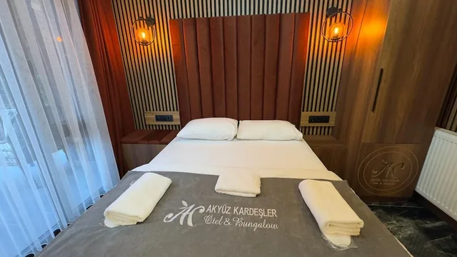بنغل ديلوكس بسرير مزدوج، Akyuz Kardesler Hotel & Bungalow 7/10