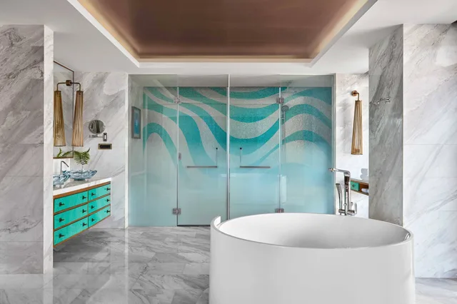 جناح استوديو تنفيذي بسرير كينج بإطلالة على البحر بشرفة، Jw Marriott Hotel Sanya Dadonghai Bay 5/5