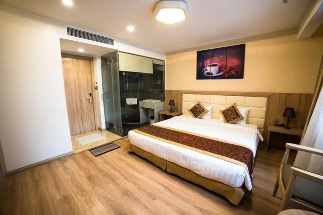 غرفة ديلوكس بسرير مزدوج بإطلالة على المدينة، Ruby Hotel 4/6