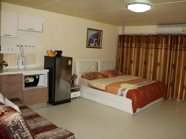 غرفة قياسية بسرير كينج، Sk Muangthongthani Apartment 2/2