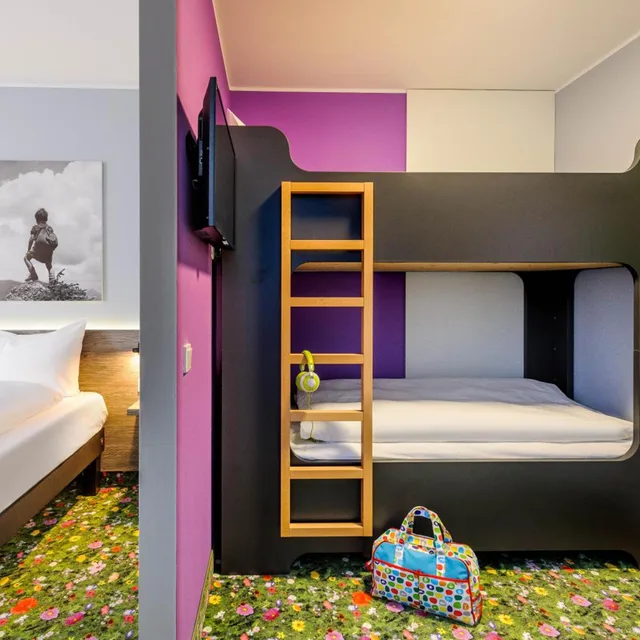 غرفة عائلية بسرير بطابقين، Felix Hotel Kaufbeuren 8/9