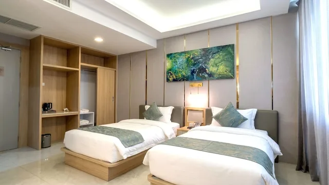 غرفة سوبيريور بسريرين منفصلين، Elegant Bangkok Hotel 2/10