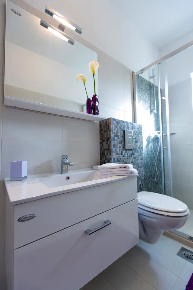 شقة بسرير كينج بغرفة نوم واحدة مع أريكة، APARTMENTS VILLA ROZA 7/9