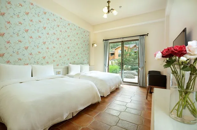 غرفة رباعية بسريرين مزدوجين، Yo Shen Jing Resort 3/5