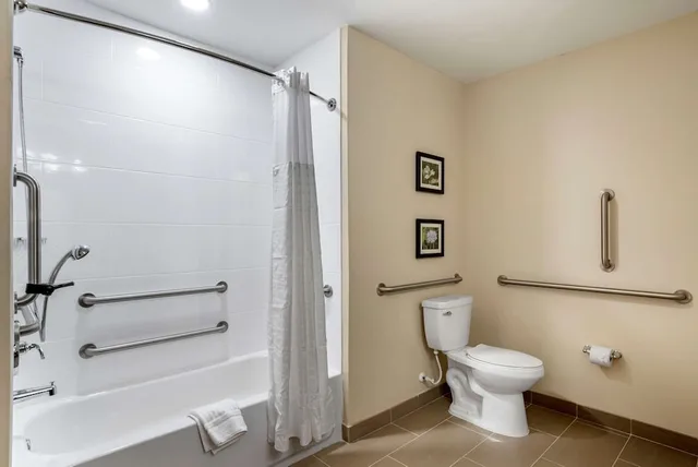 غرفة بسرير كينج مع أريكة لذوي الإعاقة، Comfort Inn & Suites Winchester VA 2/2