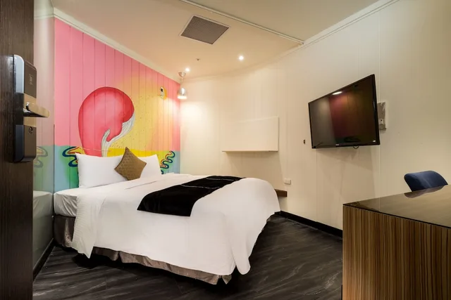 Economy, Double Bed, No Window، Merryday Hotel Banqiao Branch 1/7